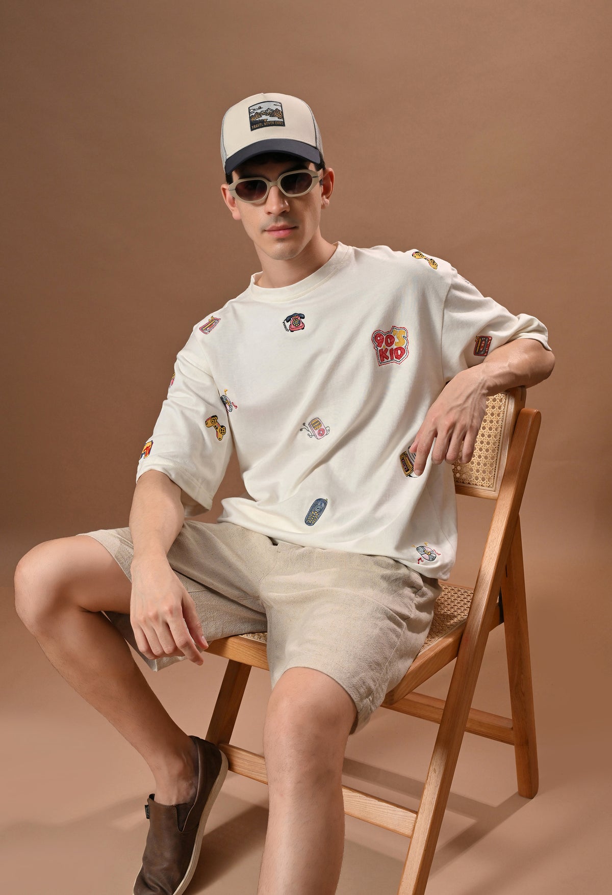 Men off white 90skid  embroidered unisex tshirt