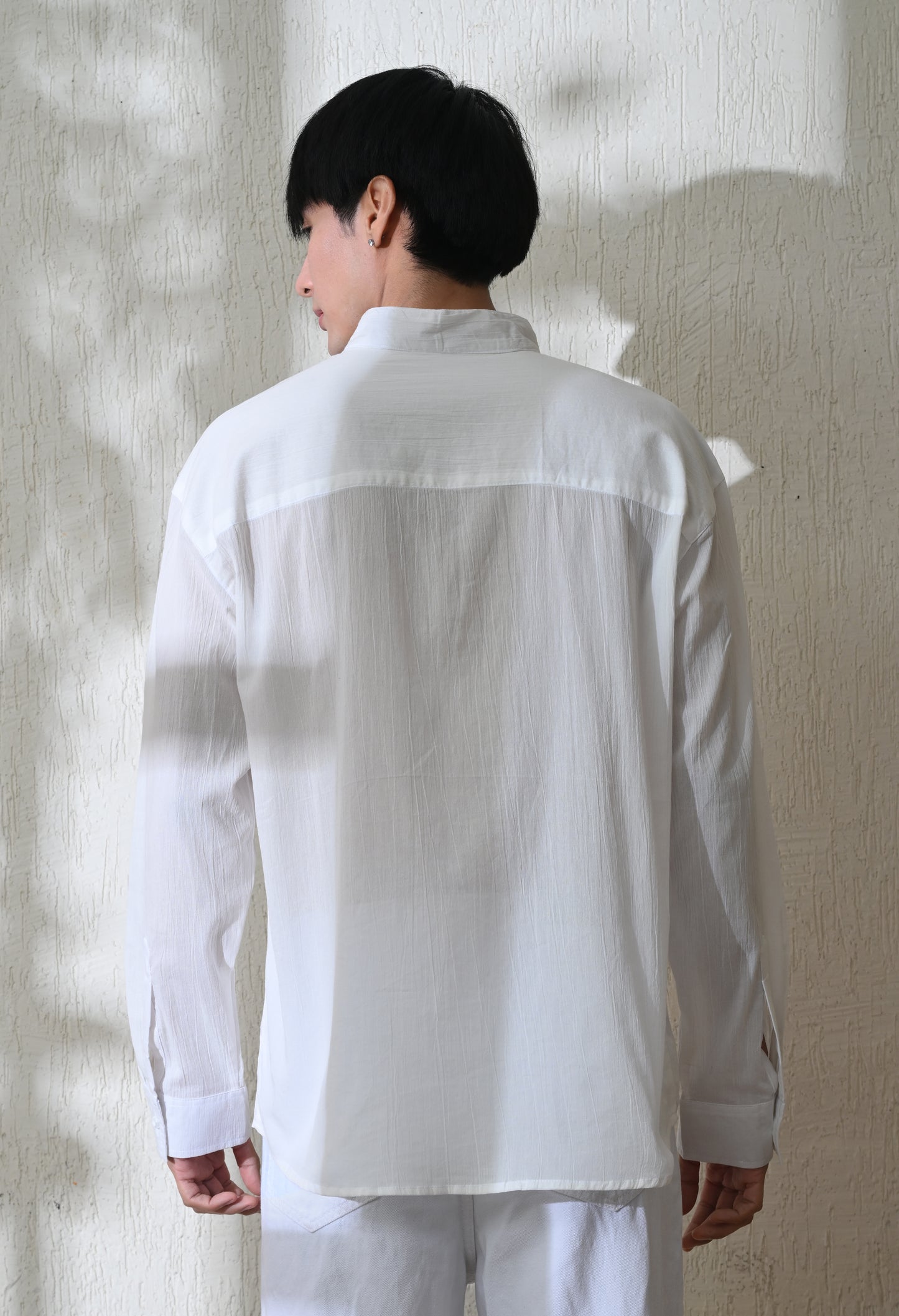 White Fruit Vista Embroidered Shirt