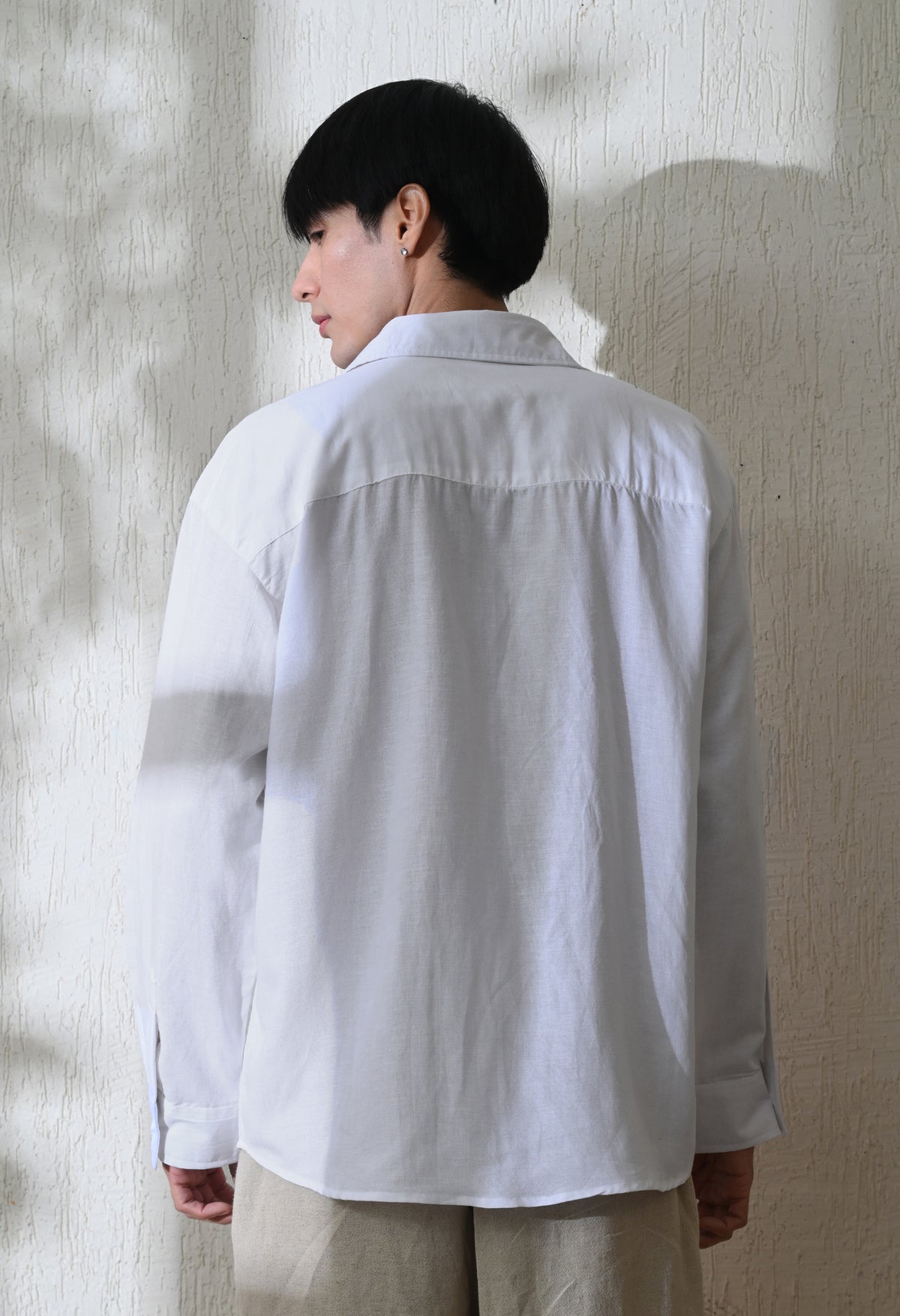 Men's Fruit Punch embroidered shirt in white – La Moon