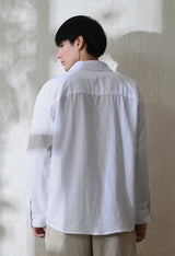 Men's Fruit Punch embroidered shirt in white – La Moon